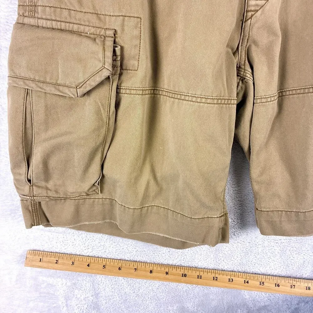 Polo Ralph Lauren Cargo Shorts Men 35 (36) Brown Baggy Preppy Military Y2K